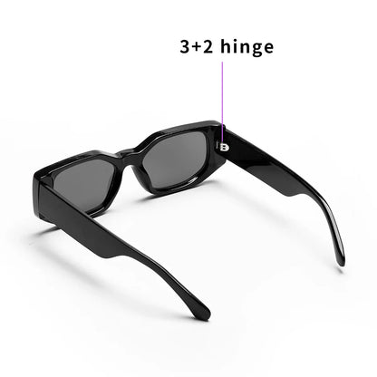 black classic retro designer branded concave irregular thick frame men women fashion sunglasses