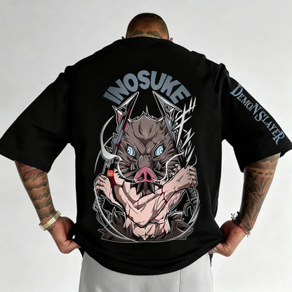Demon Slayer Anime Mens T Shirt Cotton Women Short Sleeve Tee Summer Graphic Print Streetwear Casual Top New Summer Fashion Y2k