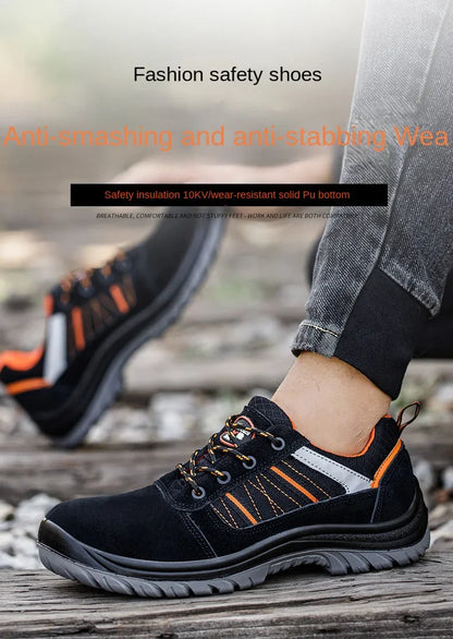 Plastic toe cap composite safety shoes men metal free working  boots  insulation shoes electrician