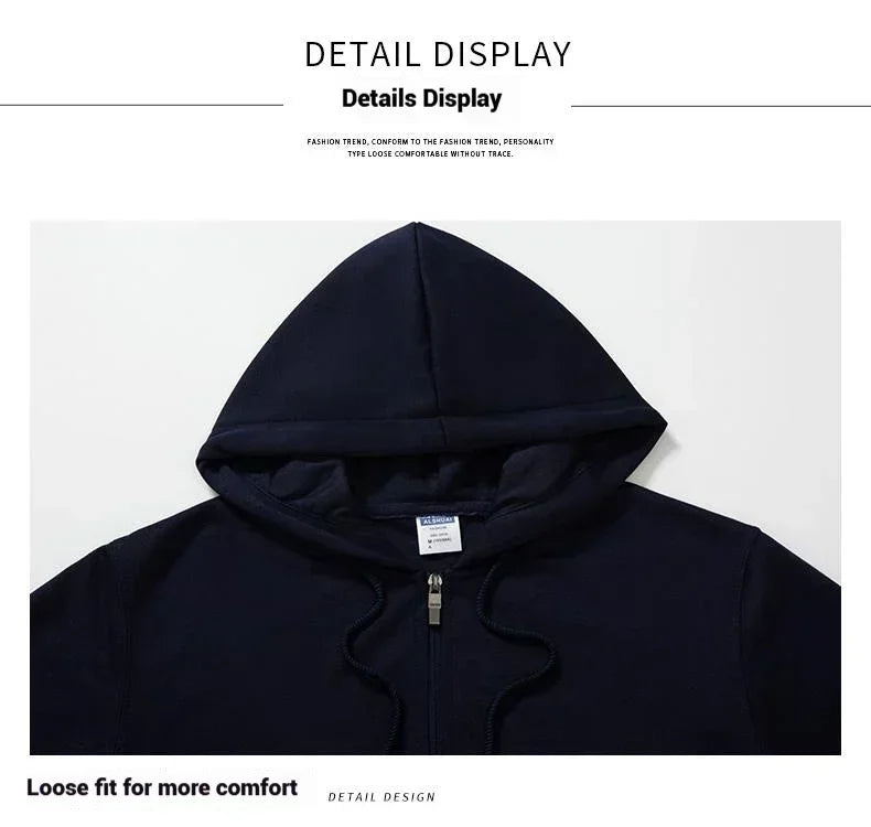 Anime Zip Up Pullover Hoodie Men Women One Piece Luffy Casual Streetwear Y2k Autumn Winter Graphic Print Long Sleeve Jacket Tops