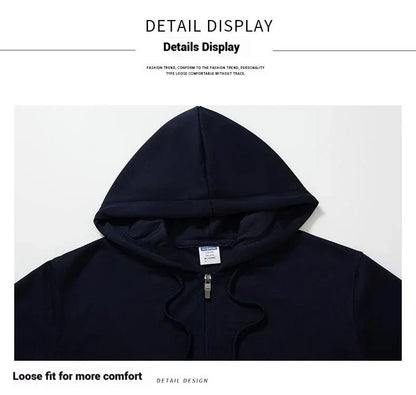 Y2k Anime Demon Slayer Zip Up Hooded Jacket Women Men Sweatshirt Streetwear Oversized Casual Long-sleeved Tops Autumn Winter New