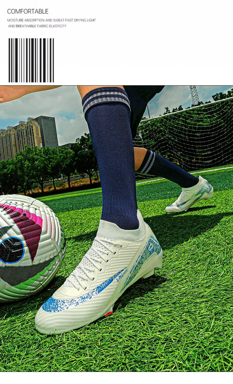 New Men's Football Boots Training FG Top Quality Non-Slip Soccer Shoes Cleats Sneakers Wholesale Drop Shipping Unisex Adult