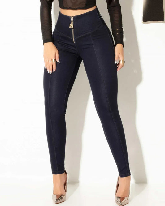 Straight Leg Wrap Hips Casual Daily Trousers Shaped Up Slim Fit Classic Y2K Streetwear Work Pant Concise 2024 Women's Bottoms
