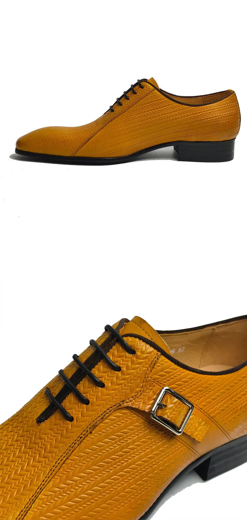Premium Quality Men Dress Shoe Cowhide Leather Upper Wedding Party Banquet Men's Shoe Handmade Painting Formal Office Wearing