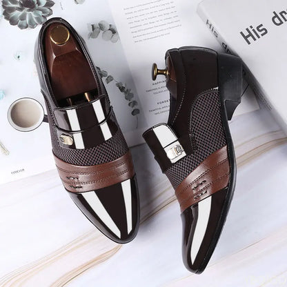 Large Size Fashionable Men's Office Formal Shoes Low Cut Daily Comfortable Pointed Multifunctional Men's Wedding Men's Shoes