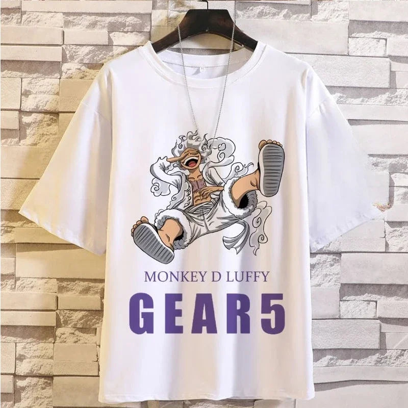 Printed Summer New Men's T-Shirt 2026 Spring and Summer New Style Street Hip Hop Casual Loose Parent-child Top