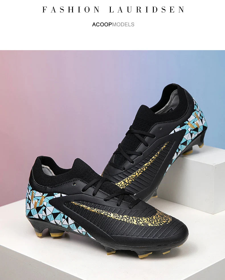 New Kid Match Boys Professional Non-Slip Comfortable Football Boots Sneakers Match Soccer Shoes Outdoor Sports Shoes Unisex