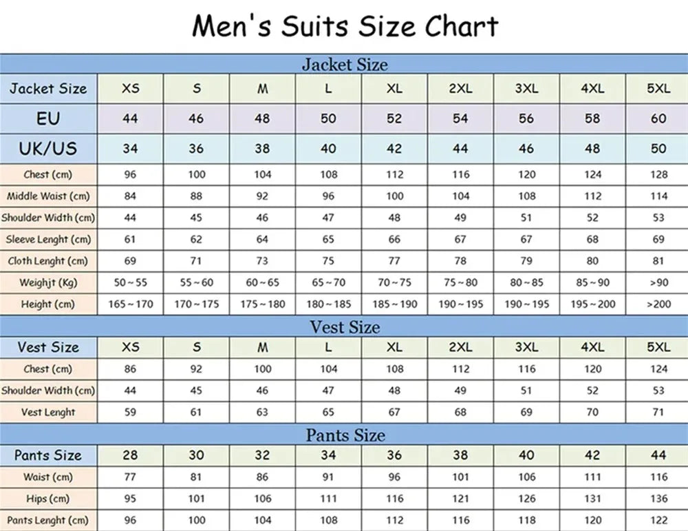 Men's Suit Jacket Pants 2 Piece Sharp Business Men Thin Stripe Suit For Groom Wedding Double Breasted Suit