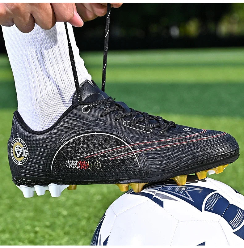 Hot Sale Youth Long Nail Soccer Shoes Children Students Large Size Broken Nail Soccer Shoes Unisex Training Shoes 35-45#