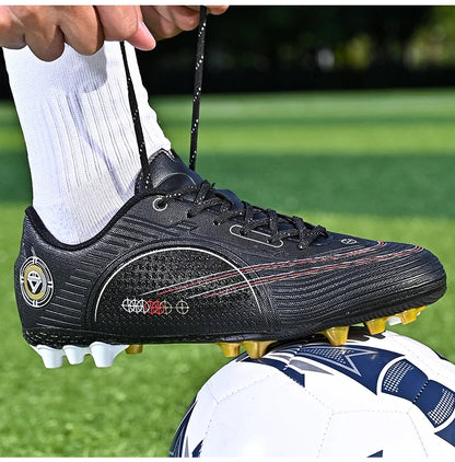 Hot Sale Youth Long Nail Soccer Shoes Children Students Large Size Broken Nail Soccer Shoes Unisex Training Shoes 35-45#
