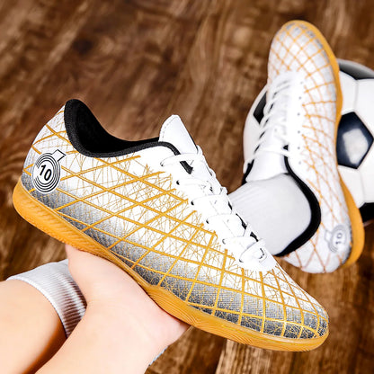 Stylish And Comfortable Adult Training Match Sports Football Shoes Outdoor Indoor Grass Sports Shoes For Youth Students 35-47#