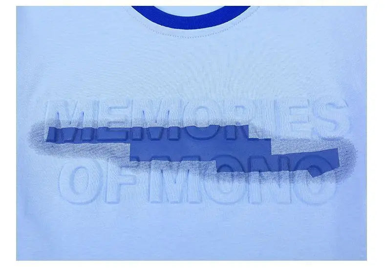 Teen Boys Tracksuit Clothes Sets 2026 Summer Children Gradient Letter Print Short Sleeve T-shirt+Shorts 2Pcs Kids Casual Outfits
