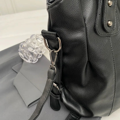 Female Hobo Handbag Large Capacity Shoulder Bags Big Stylsih Casual Tote Bag Ladies A4 Soft Leather Crossbody Bags Business Sac