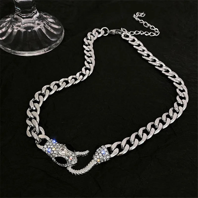 Heart Shape Pendant Necklaces Silver Color 5A Cubic Zirconia Minimalist Style Clavicle Chain Women And Girl Jewelry