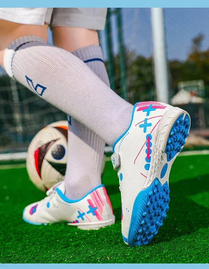 Soccer Shoes for Children Professional Original Kids Football Boots Society Kid Sneakers Indoor Football Trainers Youth Sports