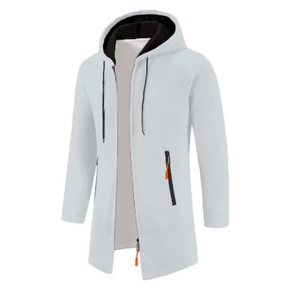 Men's Hoodies SpringAutumn CasualSolid Hooded Zip-Up Sweatshirts LongSleeve Knit Hoodie Men Sweatshirt Streetwear Hoody Cardigan