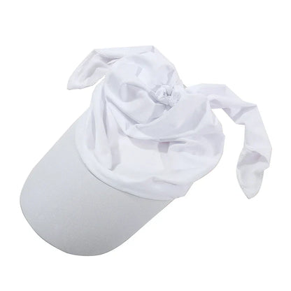 Solid Color Baseball Caps Turban Shawl Design Women Muslim Low Profile Fitted Hat Summer Soft Breathable Headscarf Hijabs