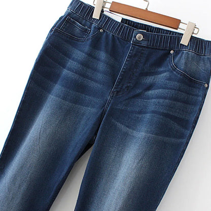 Women Oversize Denim Straight Pants