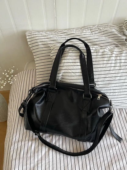 Brand Luxury Designer Tote Bag For Women Lage Capacity Travel Cross Bag High Quality PU Leather Handbags Messenger Bag