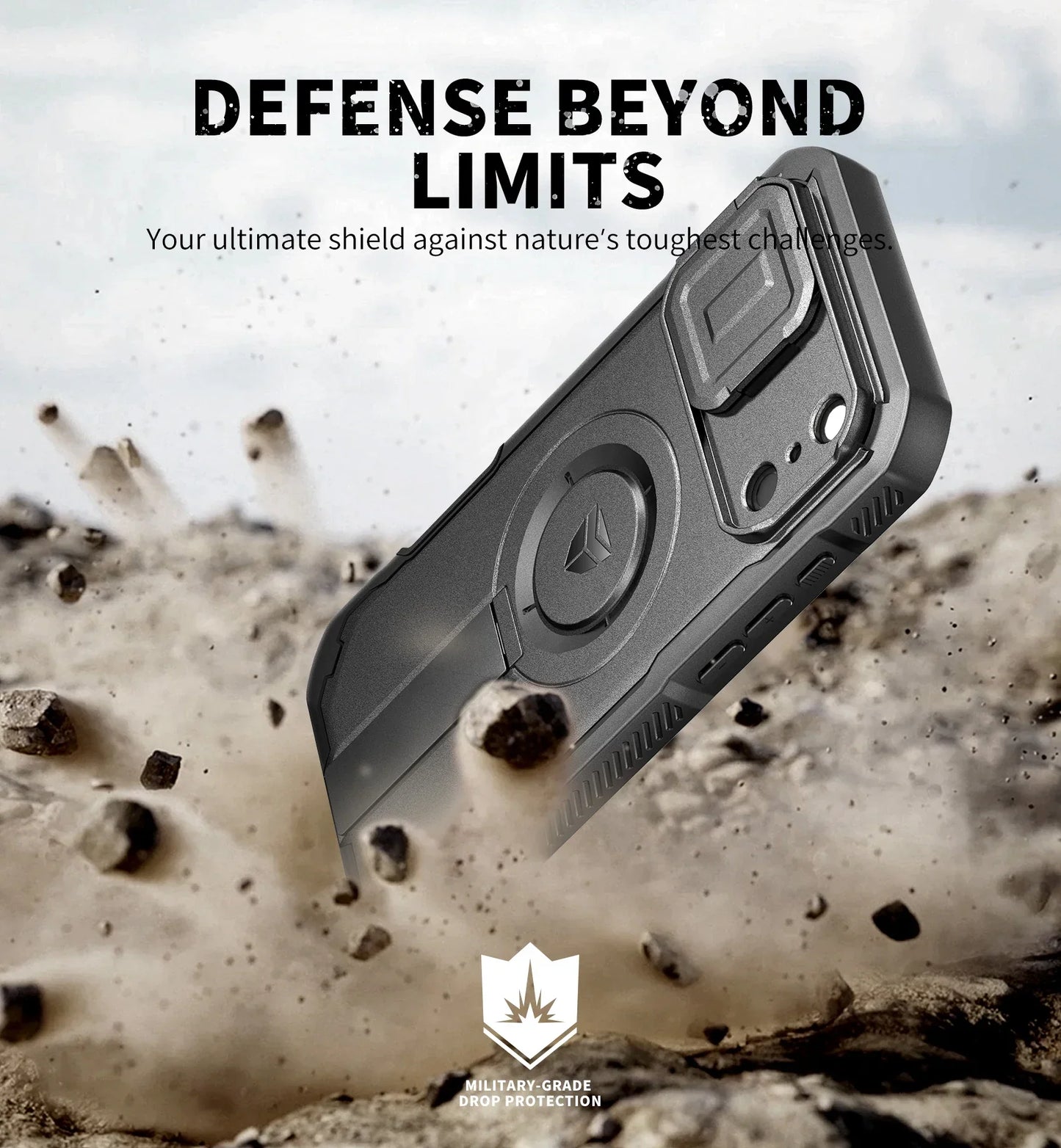 For iphone 17 Series case with Camera Cover & Adjustable Kickstand Compatible With MagSafe Shockproof  Magnetic Protective Cover