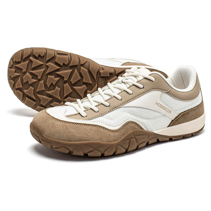 Wide Width Hiking Shoes Unisex Trekking Trail Running Sneakers Retro Non Slip Lace-Up Walking Shoes