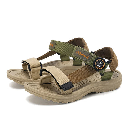 Children Casual Flat Sandals Boys Summer Beach Shoes Breathable Open Toe Non-Slip Kids Walking Footwear
