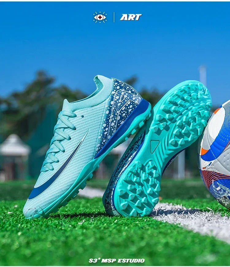 New Men Professional Football Boots Grass Soccer Shoes Outdoor Sport Non-Slip Training Shoes Match Sneakers Ultralight Unisex