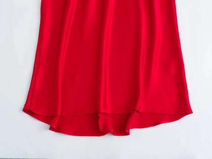 Long Dresses for Women Backless Satin Dress Woman Off Shoulder Sexy Midi Dresses Elegant Evening Party Dress