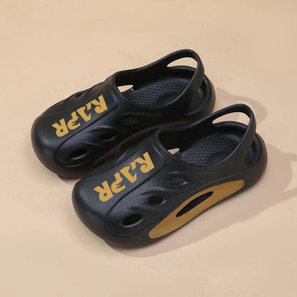 Summer New Children's Shoes Beach Anti-slip Breathable Boy Sandals Fashion Soft Home Children's Sports Shoes 6-12 Years