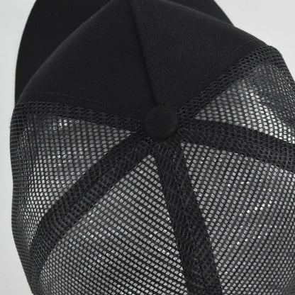 Fashion SunHat Outdoors Trucker Hat Cotton Mesh BreathableBaseball Cap Women Men Summer Sunshade MeshCap Truck Hat Cap Wholesale