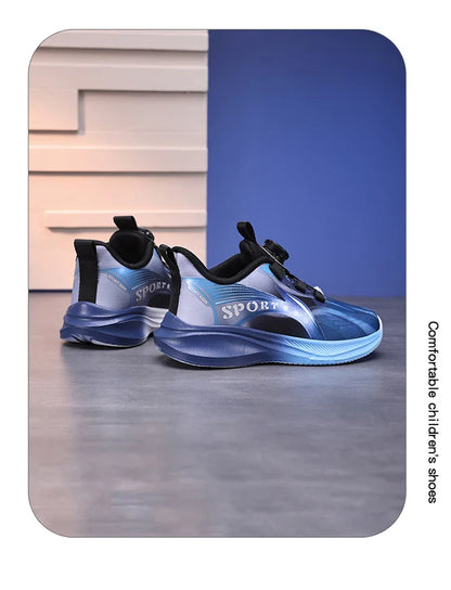 Kids Sneakers Breathable Student Boys Basketball Sports Shoes for Children Outdoor Training Trendy Tennis Size 28-39