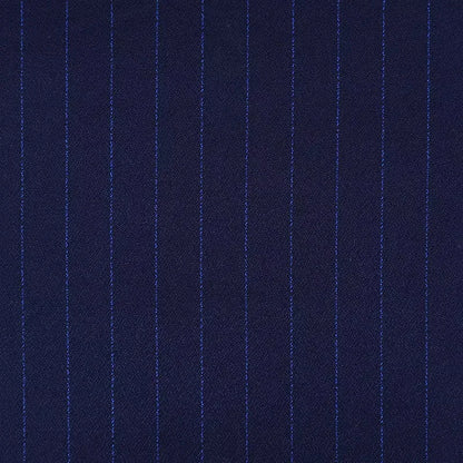 Peak Lapel Navy Blue Red Stripe Smart Casual Suits for Men Double Breasted Jacket Pants Formal Party Business Office  Man Suits