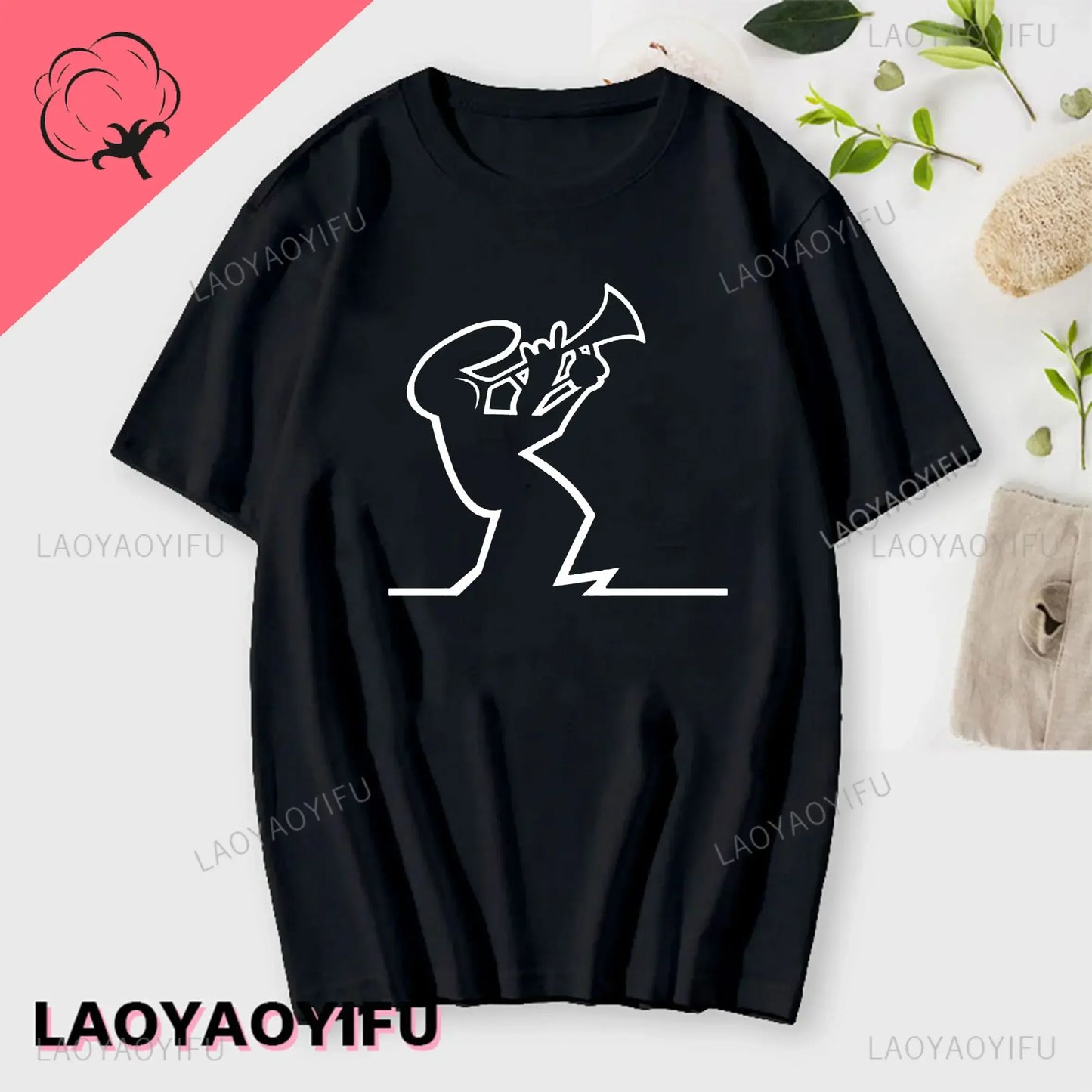 La Linea The Line Osvaldo Cavandoli TV Men Women Style Streetwear Tee Fashion Cotton T Shirt Round Neck Casual Summer Camiseta