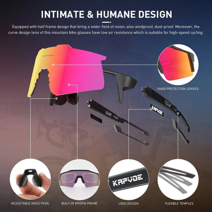Cycling Sunglasses Men Road Bicycle Glasses Outdoor Sports Sunglasses