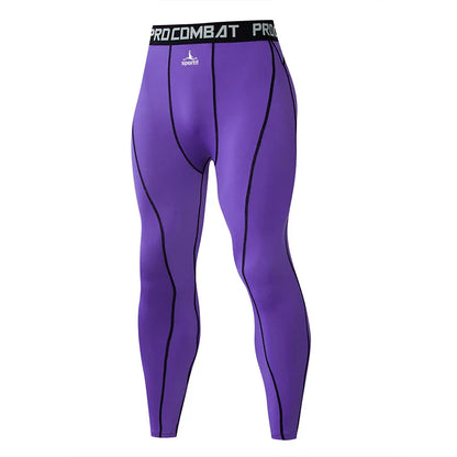Men Bodybuilding longs Pants Fitness Compression Leggings Train Workout Outfit Male Muscle Alive Elastic Skinny Tights