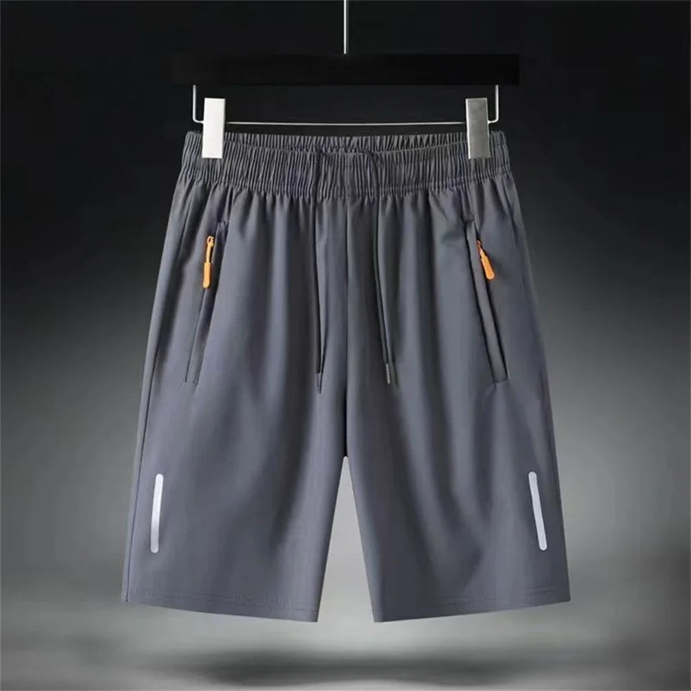 Men's Summer Ultra-thin Ice Silk Beach Casual Shorts