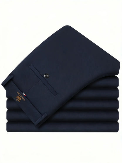 Men's Versatile Golf Pants Stretch Straight Fit Slacks Waterproof Trousers Lightweight Casual Pants for Outdoor Activities
