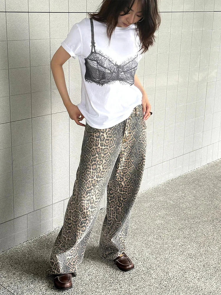 Women Baggy High Waist Y2k Streetwear Hip Hop Wide Leg Pants