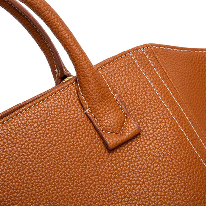 Tote Bag 2024 New Simple Hourglass Bag with Removable Shoulder Strap Business Wallet