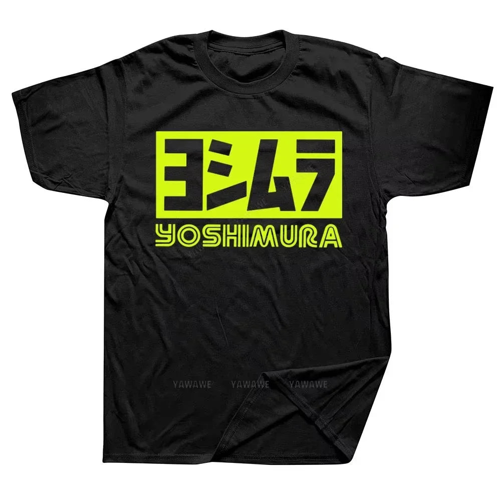 Tees Men Ohlins Shock Suspension Car Motorcycle Sport Racing T Shirt Summer Casual Oversized men's Short sleeve