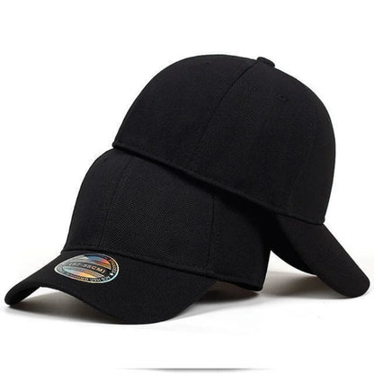 High Quality Baseball Cap Man Fitted Closed Full Cap Mesh Cap Outdoor Breathable Sports Cotton Sun Male TruckerHat Gorras Hombre