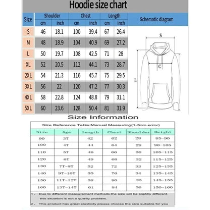 Anime Autumn/Winter Hoodie 2025 Men's New Tony Tony Chopper Printed Street Hip Hop Fashion Casual Parent Child Top