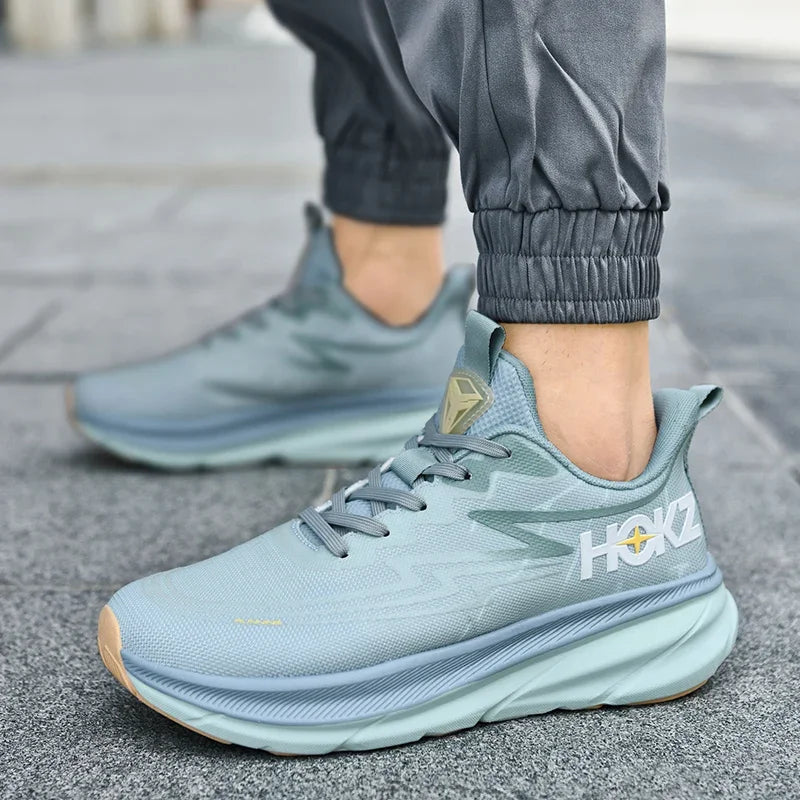 Men's Running Shoes Cushioning Outdoor Non-Slip Jogging Breathable Trainer Race Sneakers Luxury shoes Mesh Couple Off-road Shoes