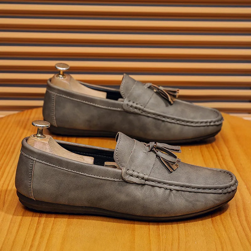Outdoor Fashion Men's Casual Shoes Comfortable Male Loafers Non-slip Walking Sneakers Breathable Flats Driving Shoes Lazy Shoes