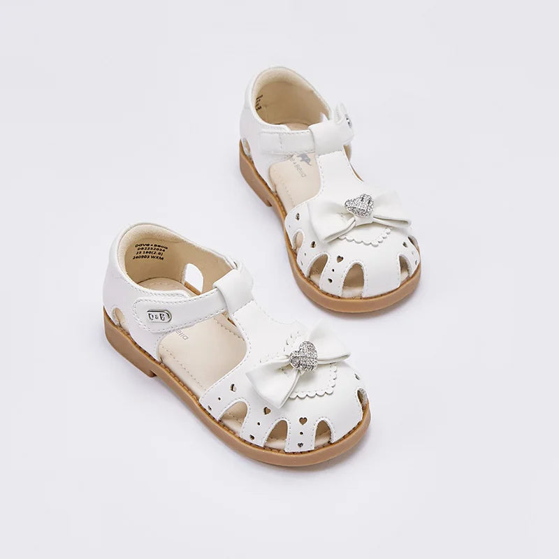 Baby Girls Sandals Summer Lovely Soft Leather Shoes Children's Princess Crystal Shoes Party Outdoor Cool DB2252034
