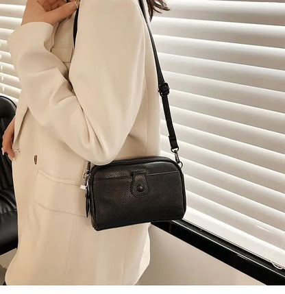 Women Genuine Leather Shoulder Bag New Casual Female  Small Crossbody Bags For Women Bag Cell Phone Bag Day Clutches