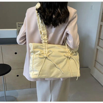 Solid Color Nylon Casual Shoulder Bags Large Capacity High Quality Versatile Crossbody Bags for Women 2025 Fashion Hot Sale