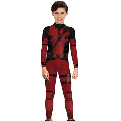 Superhero Cosplay Costume Girls Boys Carnival Party Bodysuit Halloween Jumpsuit Festival Show Zentai Catsuit Disguise Clothes
