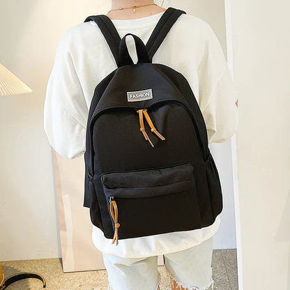 Kawaii Large-capacity All-match Backpack Korean Version Simple Storage Bag Back to School Office Supplies Cute Stationery