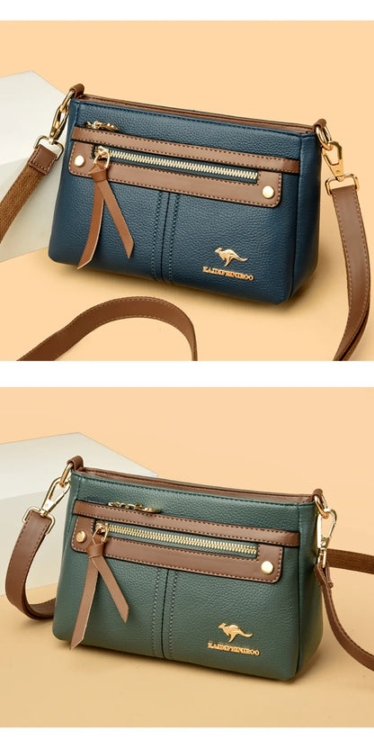High Quality Leather Purses and Handbag Women Bag Luxury Designer Shoulder Crossbody Sac Ladies Casuial Messenger Tote Bag 2024